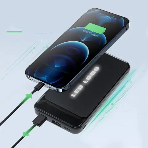 PB-155 Siyah-Kasa-Beyaz-Led 10.000 mAh Powerbank – Powerbank