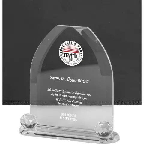 EKT-209 Kristal Plaket – Kristal Plaketler