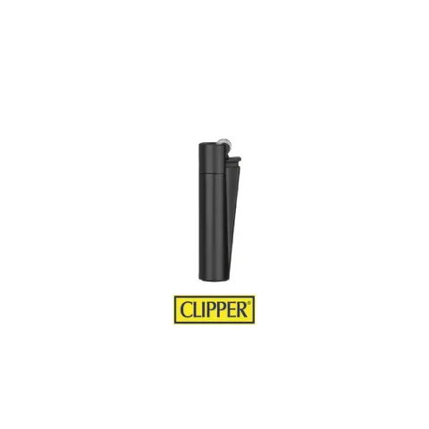 P1039 Clipper Matt Black Metal Çakmak – Çakmak