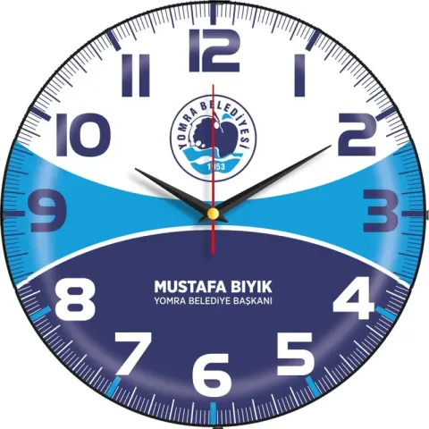 V30-529-B Bombe Cam Duvar Saati – Plastik Duvar Saatleri