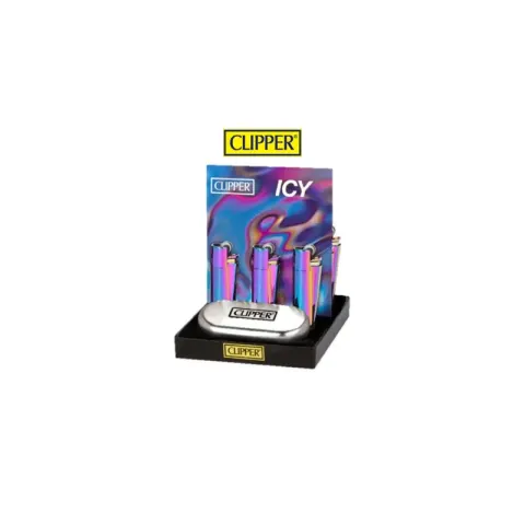 P1043 Clipper Icy Metal Taşlı Çakmak – Çakmak