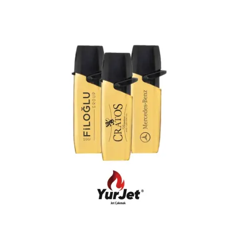 P1018 YurJet Gold Jet Metal Çakmak – Çakmak