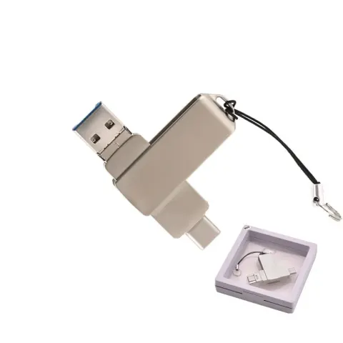 F-202-64 Silver 64 GB OTG Usb Bellek – USB Bellekler