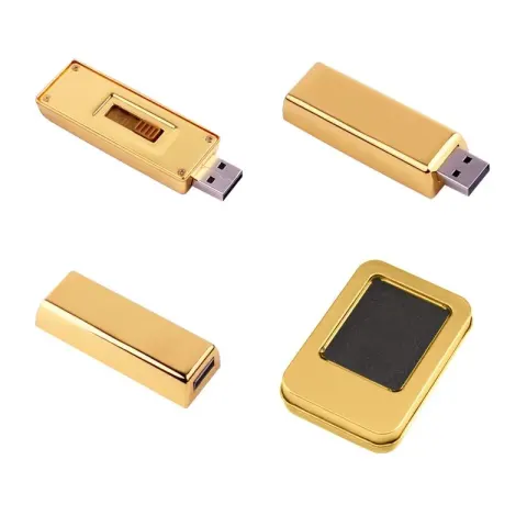 F-207-32 Altın 32 GB Usb Bellek – USB Bellekler