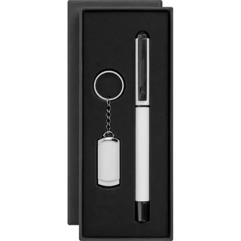 8210-32GB Metal USB Bellek ve Kalem Seti – USB Bellekler