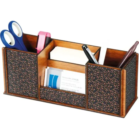AH-3240 Ahşap Organizer – Masaüstü Organizerler