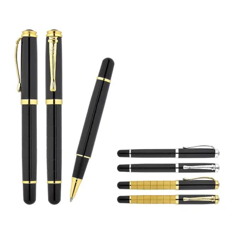 1214-R Gold Metal Roller Kalem – Metal Tükenmez - Roller Kalemler