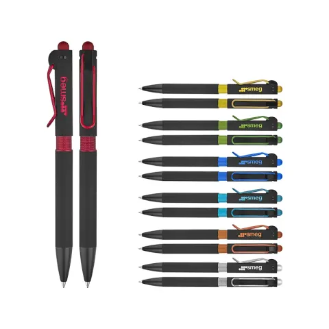 1360 Kırmızı Metal Tükenmez Touchpen Kalem – Metal Tükenmez - Roller Kalemler