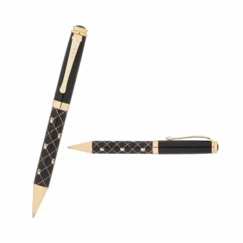 656-T Siyah-Gold Metal Tükenmez Kalem – Metal Tükenmez - Roller Kalemler