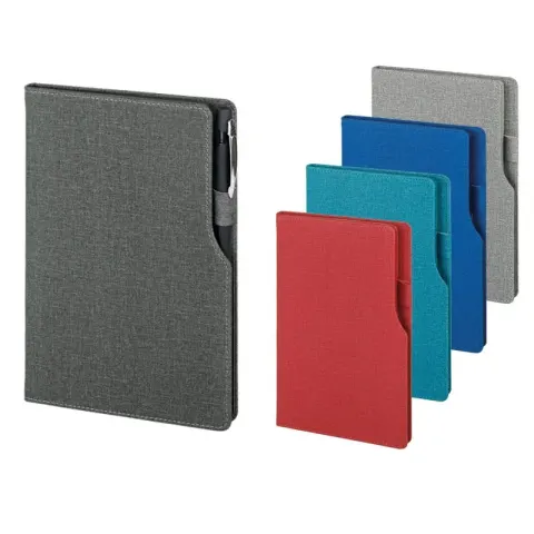 2320 Füme 15 x 21 Termo Deri Defter (Ivory Kağıt) – Not Defterleri