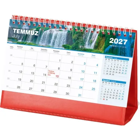 AMT-04-BK Şelale Masa Takvimi – Masa Takvimleri