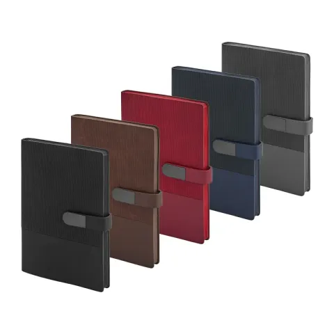 2443 Gri 15 x 21 Yumuşak Kapaklı Termo Deri Defter – Not Defterleri