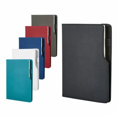 941-HOLMEN Beyaz 15 x 21 Termo Deri Defter (Holmen Kitap Kağıdı) – Not Defterleri