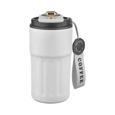 5351 Beyaz Çelik Termos / 440 ml – Termoslar