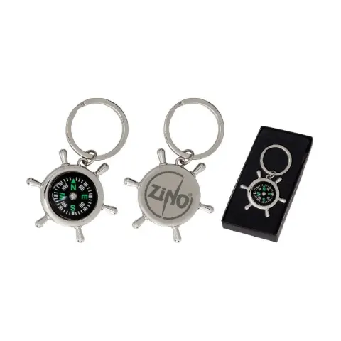 2101 Metal Tek Taraflı Pusulalı Metal Anahtarlık – Metal Anahtarlıklar