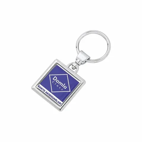 802-KHL Krom Çift Taraflı Metal Anahtarlık – Metal Anahtarlıklar