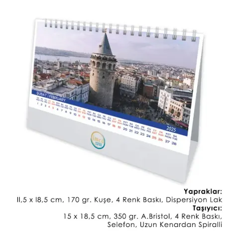 53-B Uni Üçgen Masa Takvimi – Masa Takvimleri
