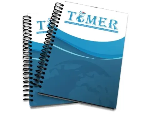 BK-05-1421 Yandan Spiralli Defter Taslamalı Yandan Spiralli Defter – Notluk - Defterler