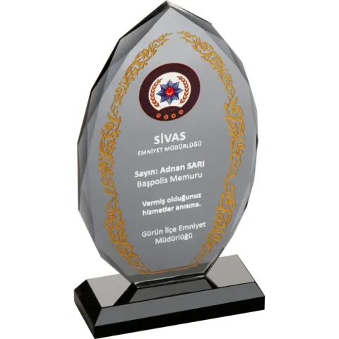 EKT-155 Kristal Plaket – Kristal Plaketler