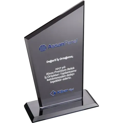EKT-310-FM Kristal Plaket – Kristal Plaketler