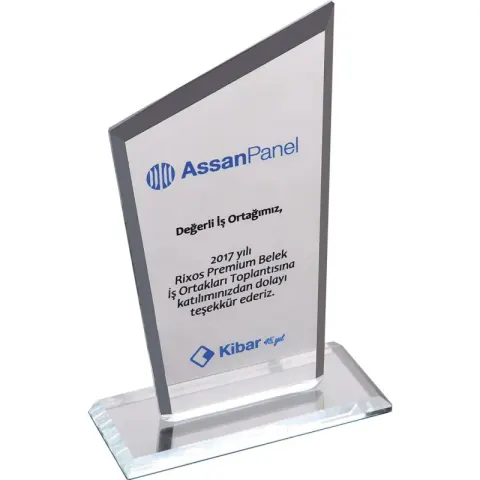 EKT-310-SFF Kristal Plaket – Kristal Plaketler