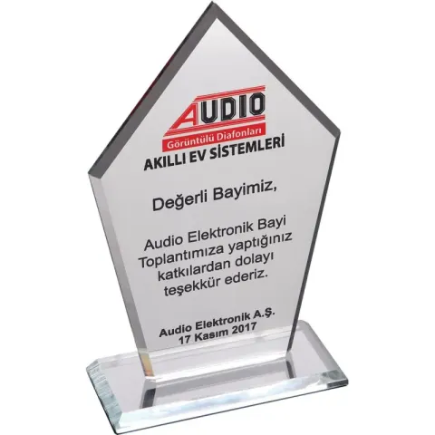 EKT-161-SFF Kristal Plaket – Kristal Plaketler