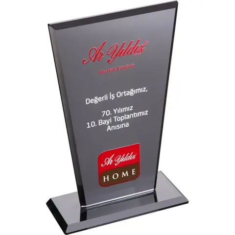 EKT-235-FM Kristal Plaket – Kristal Plaketler