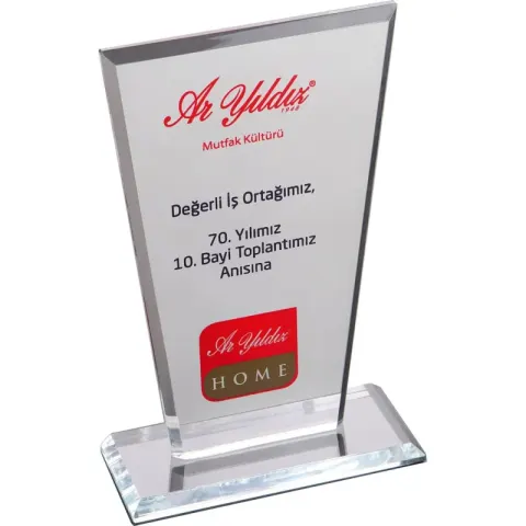 EKT-235-SFF Kristal Plaket – Kristal Plaketler
