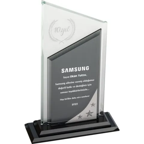 EKT-730 Kristal Plaket – Kristal Plaketler