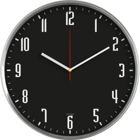 V30-935 Paslanmaz Metal Duvar Saati – Plastik Duvar Saatleri